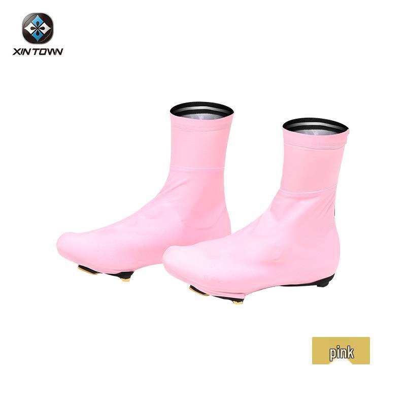 XINTOWN Solid Color Cycling Shoe Covers - Lightweight, Dustproof, Anti-Fouling Bicycle Gear