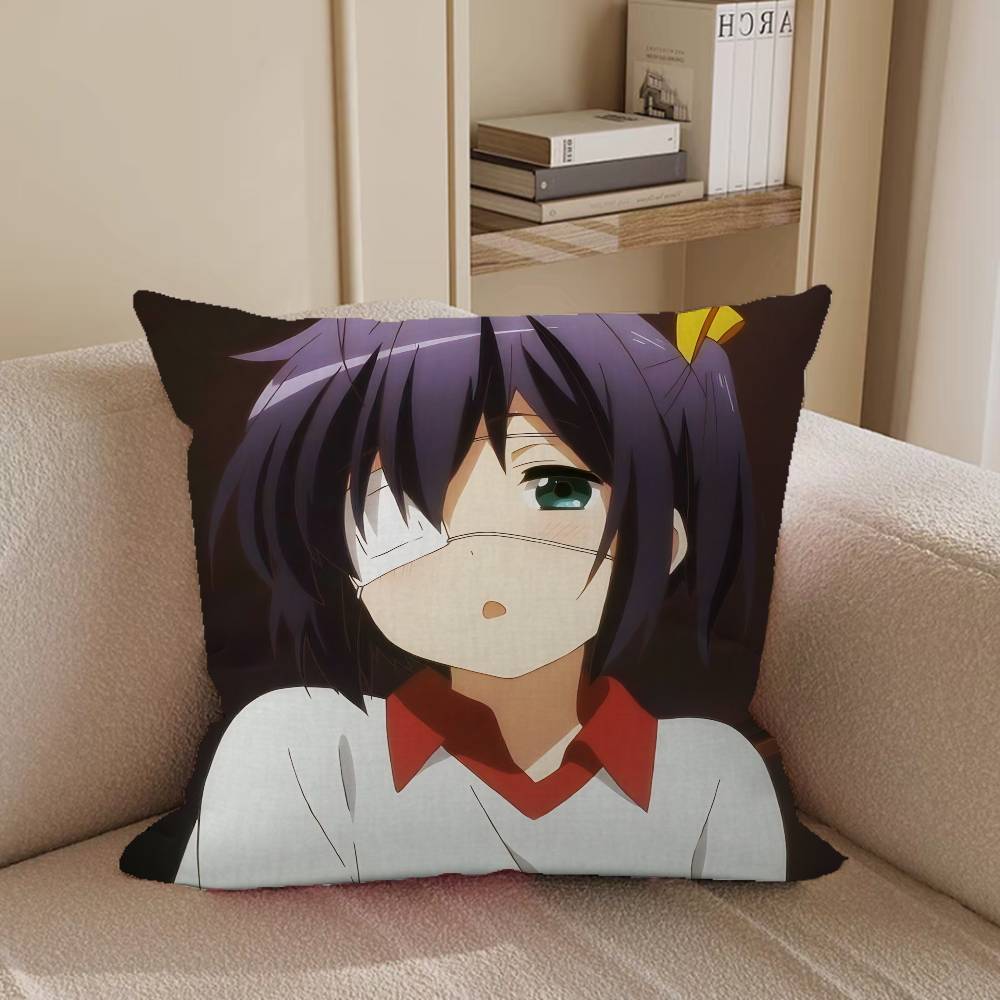 Chuunibyou R-Rikka TakanashiS Cell Pillow Case Removable Washable Cushion Cover – All-Season Soft Linen