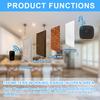 Factory Self Powered Doorbell EU AU UK US Plug Wireless Doorbell With 2 Receivers  Self Powered Door Bell