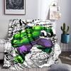 Hero Power Breaks Through Throws Blanket Flannel Blankets Plush for Couch Bed Gifts for Men Women Travel picnic blanket Christmas fan gifts