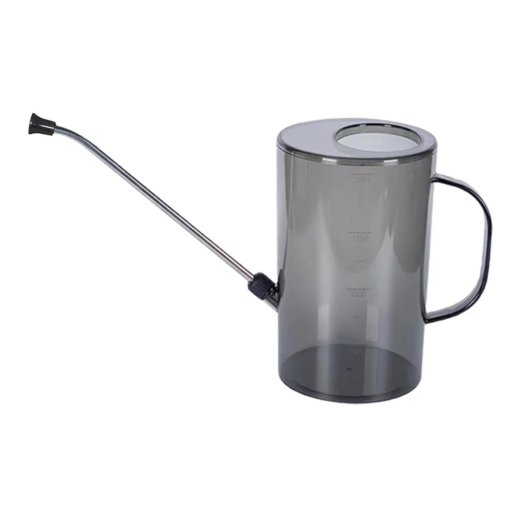 2L Garden Watering Can with Scale Leakproof Plastic Long Spout Bottle for Indoor House Plant and Flower Pot Irrigation