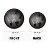 UDXKW1 Car Emblem Front Grille Hood Rear Trunk Badge Accessories For VW