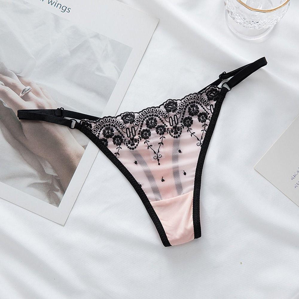 Underwear For Women Briefs Bikini Thong Low Waist Panties Women Thong Female Lingerie Lace Panties
