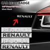 ABS 3D Logo Car Rear Trunk Emblem Badge Sticker for Renault Megane 2 Duster Logan Captur Clio Laguna Fluence Kadjar Accessories Y666