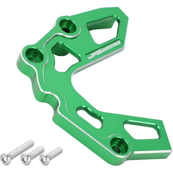 JFG RACING Dirt Bike Front Sprocket Guard Aluminum Protector for KLX110/110L 2002-2024, DR-Z 110 2003-2006, CLASSIC GREEN