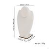 PU Leather Necklace Display Upright Bust Easy to