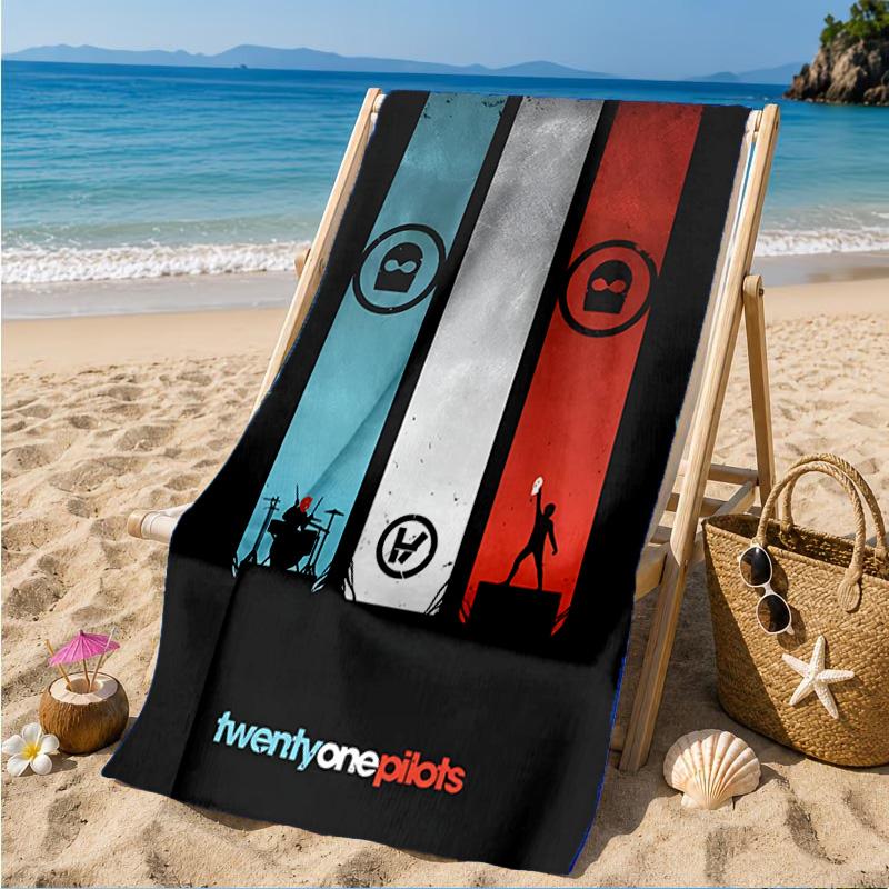 Twenty One Pilots Music Evolution Beach Towel, Microfiber Beach Towel, Perfect For Pool, Beach, Travel, Home Decor Beach Party Fan gifts