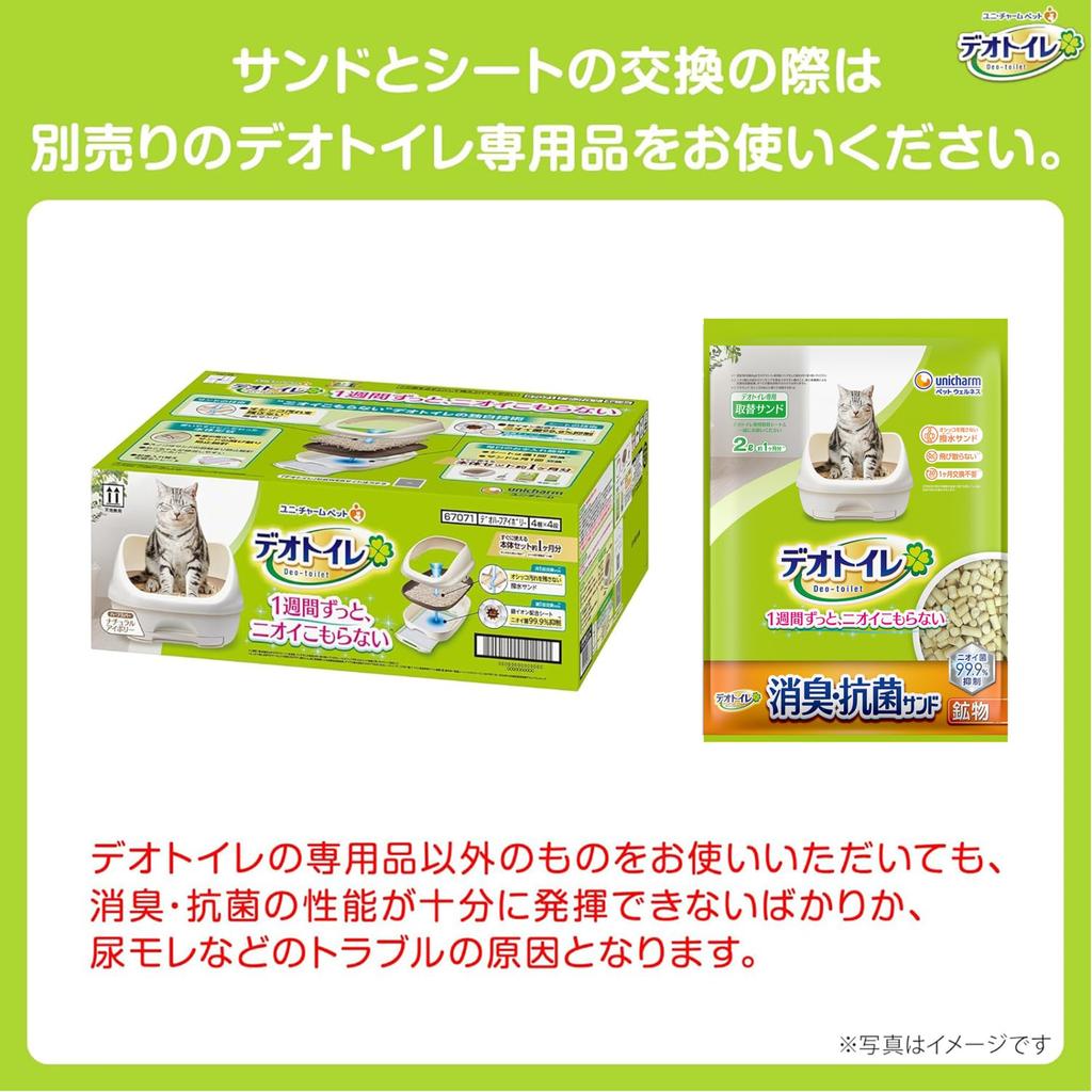 Small Granule and Antibacterial Cat Litter Bacteria System Toilet for Cats Sterile Level, Odorless, TypeDeodorizing [99.9% Odor-Reducing Inhibition]
