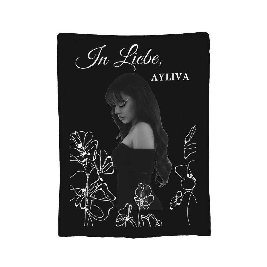 Ayliva Vintage Blanket Velvet Spring/Autumn  Breathable Soft Throw Blanket for Bedding Travel Bedspread