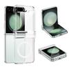 For Samsung Galaxy Z Flip6 5G Magnetic Clear Case TPU+PC Airbag Protective Phone Cover