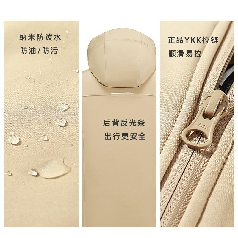 Outdoor Soft Shell Jacket Men's Waterproof Women's Warm Soft Shell Jacket Women's Velvet Single-layer Windproof Autumn Jacket Trench Coat