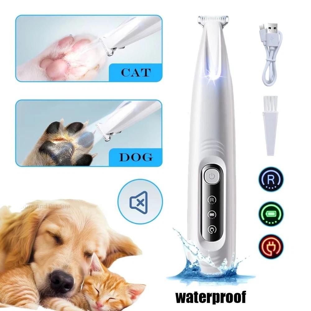 USB Rechargeable Pet Electric Push Clippers Cordless Dog Clippers for Grooming  Dogs Haircut