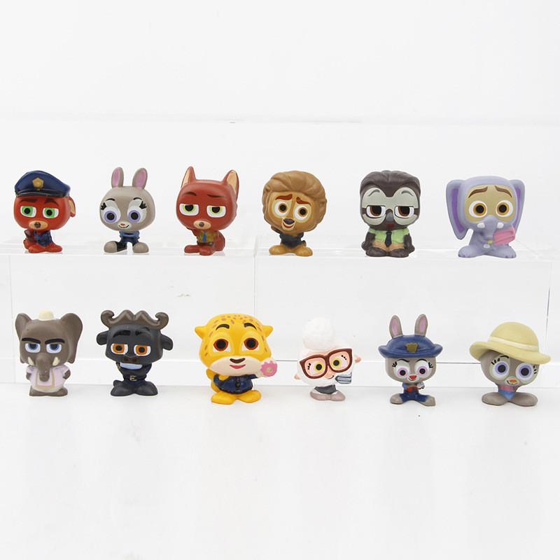 Figure Action Zootropolis Cartoon Model Toy Decoration Doll Kid Ornament Gift