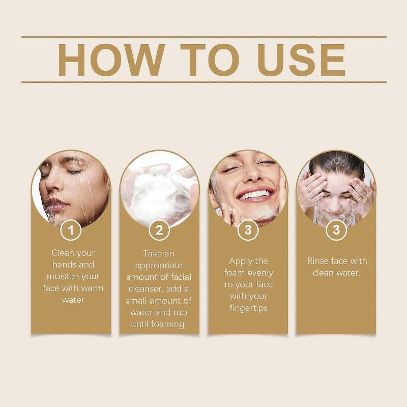 Amino Facial Cleanser Gentle Clean Skin Delicate Pores Skin Care Cleanser LA643