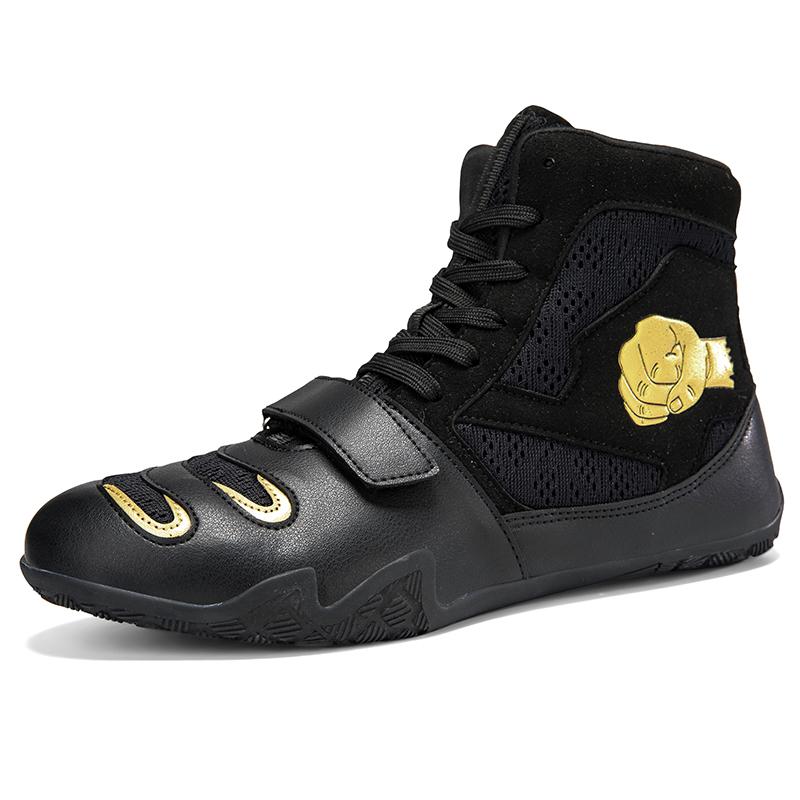 Professional Men s Boxing Shoes, Mesh Breathable and Comfortable Wrestling Sports Shoes, Youth Fighting Training Shoes 36