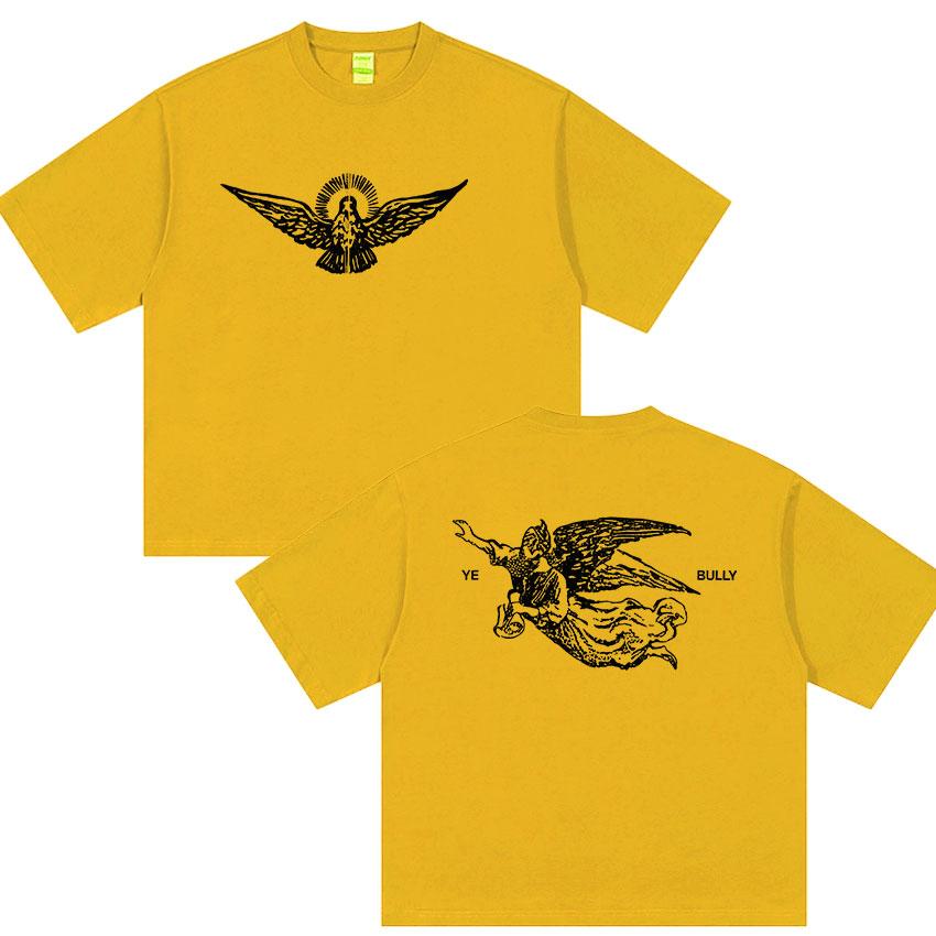 

Kanye West Ye Bully New Album 2026 Print Tshirt UNISEXs Vintage Fashion Oversized Cotton Y2K Tshirts Hip Hop Loose Clothing Tops S