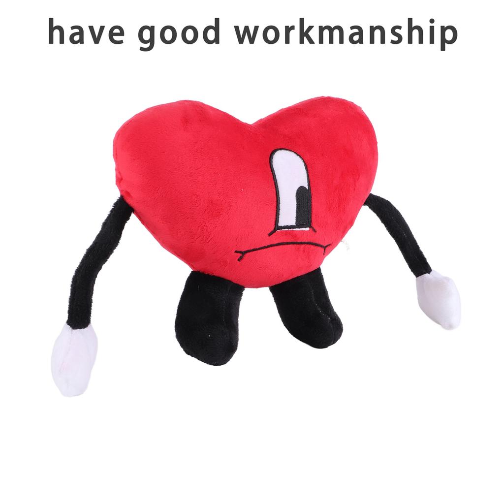Heart Shaped Stuffed Doll Plush Toy