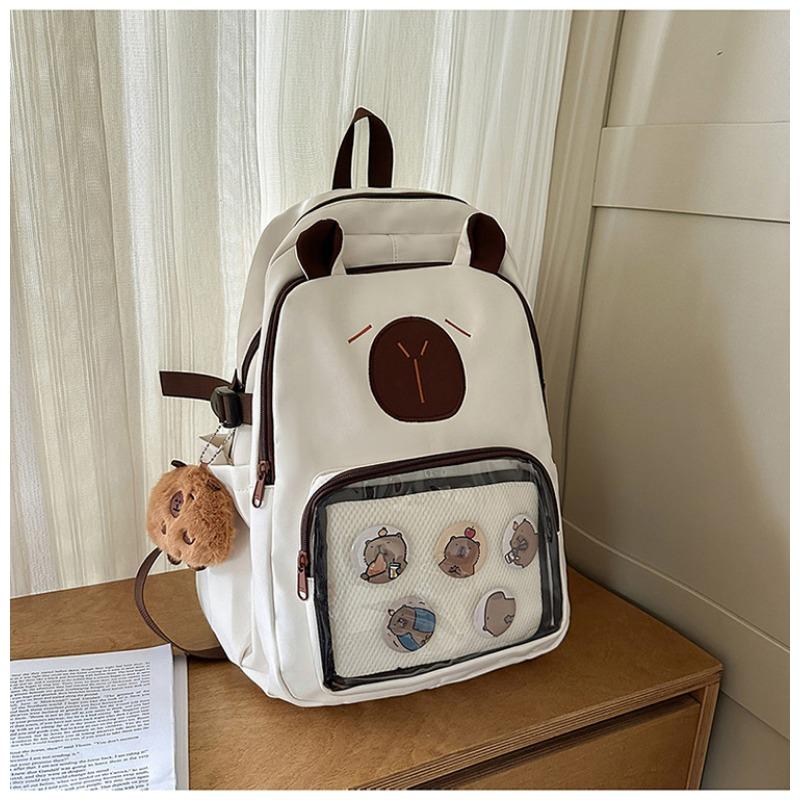 The New Schoolbag Is High-value, Fresh, Sweet and Cute. It Is a Lightweight Travel Backpack for Junior High School Students.