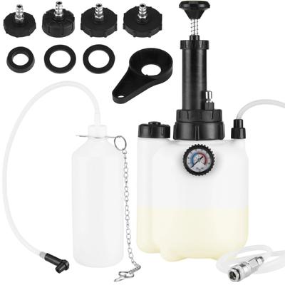 Professional Handheld Brake Fluid Bleeder Pump Set With Pressure Gauge 3L Capacity For Efficient Brake Service & Repair