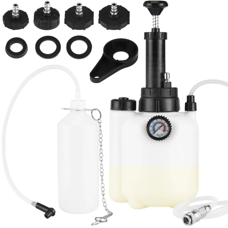 

Professional Handheld Brake Fluid Bleeder Pump Set With Pressure Gauge 3L Capacity For Efficient Brake Service & Repair 1