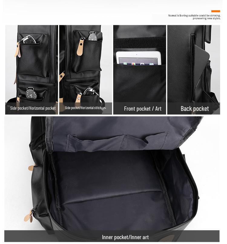 Kabinu PU Backpack - Ideal for Travel, Work, and School
