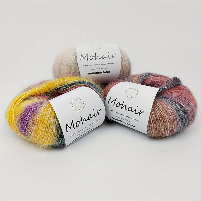 25g/ball Mixed Color Colorful Special Yarn 30% Alpaca Wool Gradient Mahe Yarn Creative