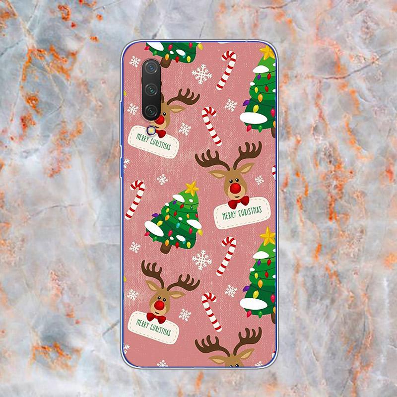 New Year Gifts Christmas Soft TPU Silicone Cover For Xiaomi Mi Note 11 10T 10 9 9T SE 8 Lite Pro Ultra 5G Phone Case
