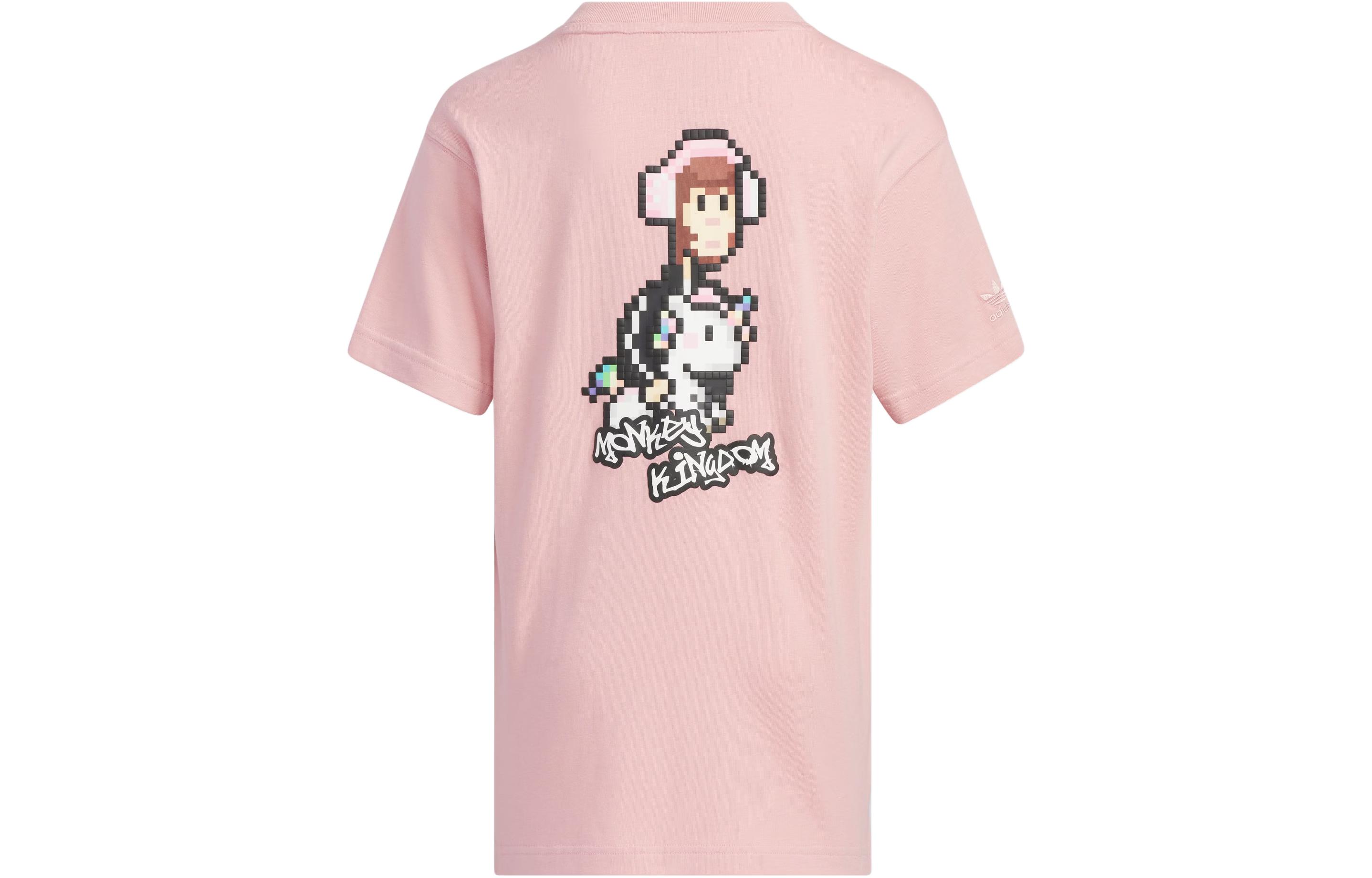Adidas Originals Monkey Kingdom T Shirt Miracle Purple Pink Kids  IX4364 140