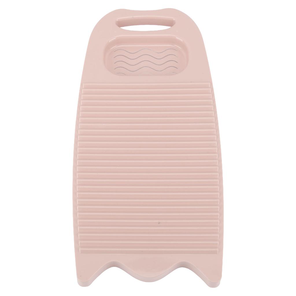 Hand Washboard Plastic Laundry Wash Board with Soap Holder Household Washing Board Pink