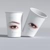 20/50Pcs Beauty Eyelash Practice Paper Cup Eyelash Extension Practice Beginner Lashes Training Disposable Paper Cups Versatile