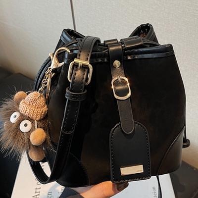 Autumn New Bucket Bag Crossbody Women's Bag High Value Casual Texture Fashionable Small Bag