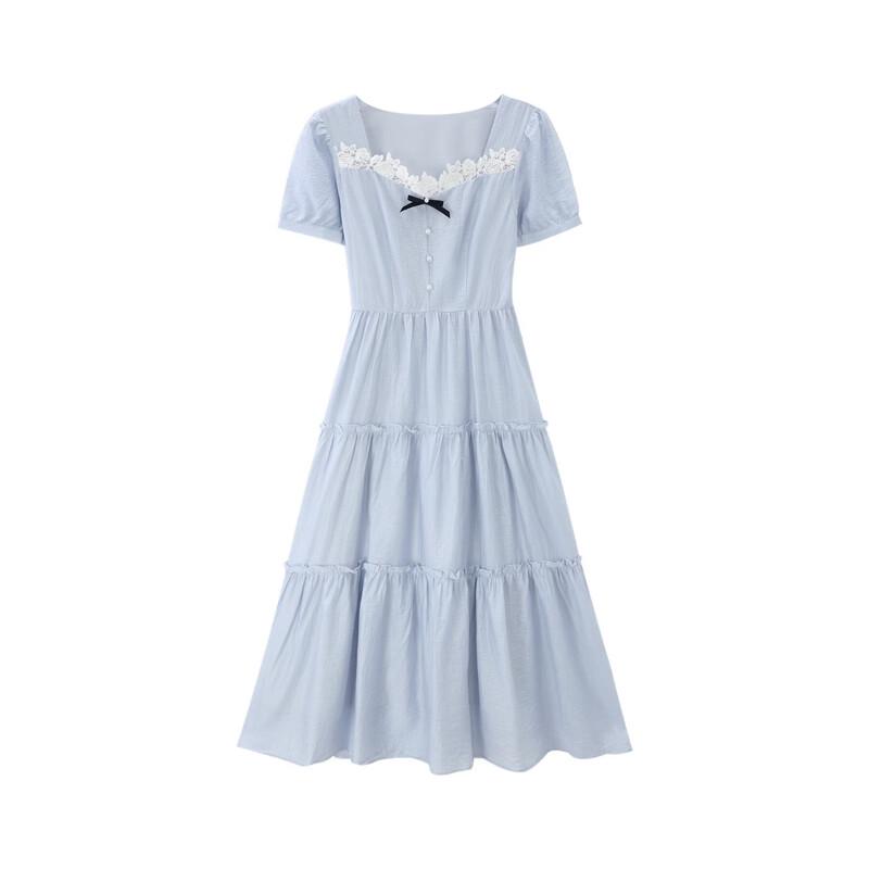 

Lù Xiàngnán Summer Confession French Vacation Style Slimming Dress M