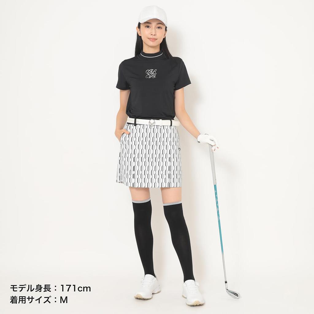 Callaway Stretch Striped Dobby Skirt with Geometric Pattern and Front C25228202 Women's Pleats, Golf,