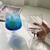 Copo de Pé Alto Estrela Azul Feito à Mão ZISIZ