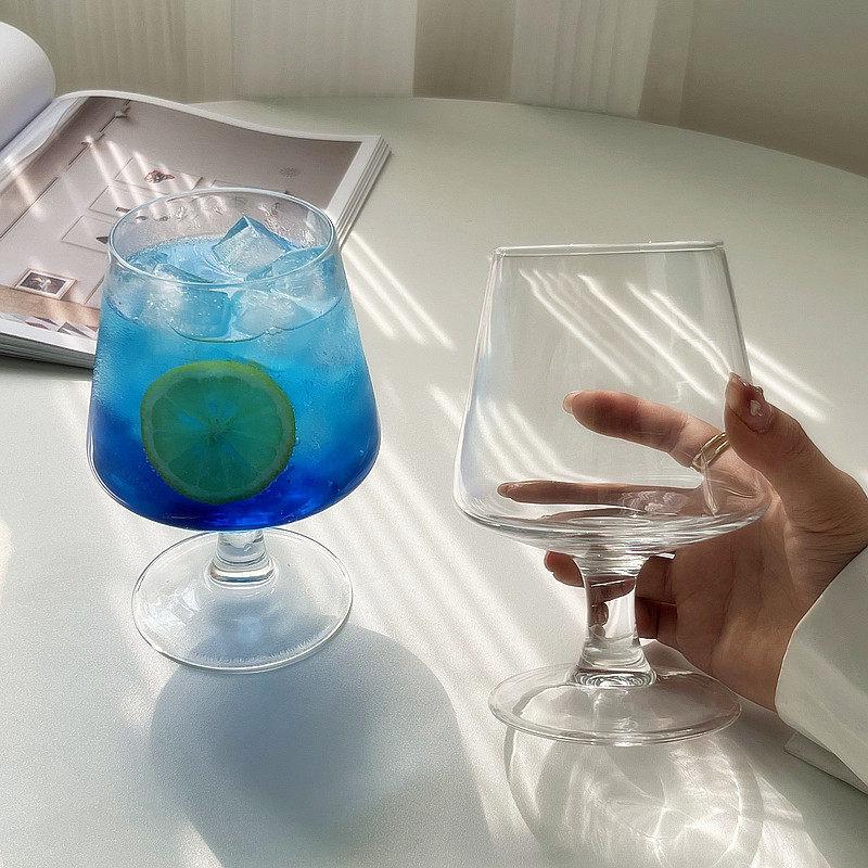 Copo de Pé Alto Estrela Azul Feito à Mão ZISIZ