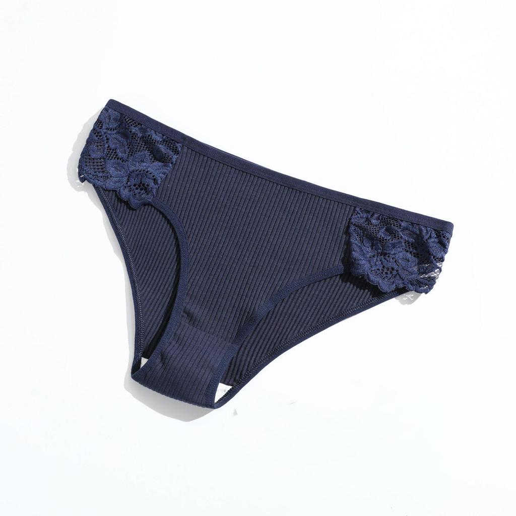 Women's Plus Size Soft Cotton Mid-Low Waist Triangle Underwear
