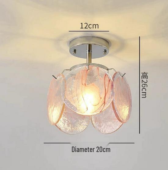 Murano Retro Französische Luxus Deckenleuchte aus der Mitte des Jahrhunderts für Balkon, Flur, Garderobe und Eingang