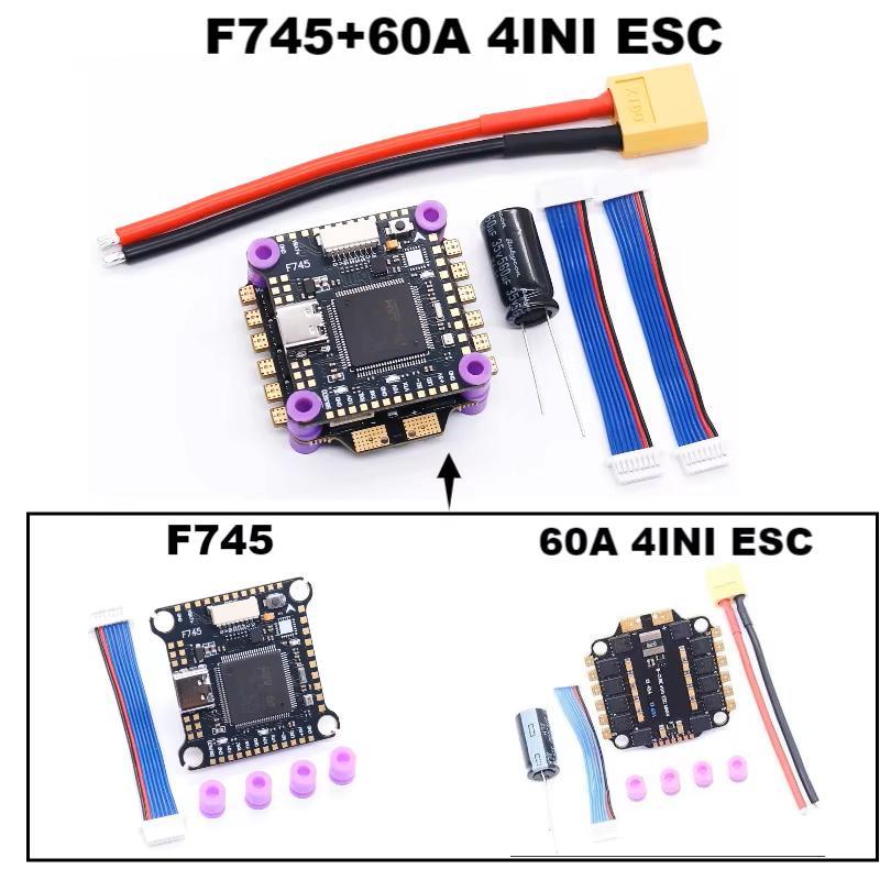 F722 F7/F745 V2 H743 Flight Control 45A/60A 4INI ESC VTX1000 Video 1080P Camera INAV Betaflight Flight Controller RC Drone FPV