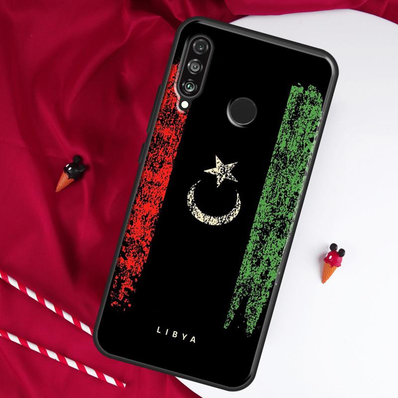 Libya Flag For Huawei Nova Y61 Y70 Y90 Y60 Y72 Y91 12s 12i 11i 7i 8i 9 10 SE P60 Pro P30 P40 Lite Case