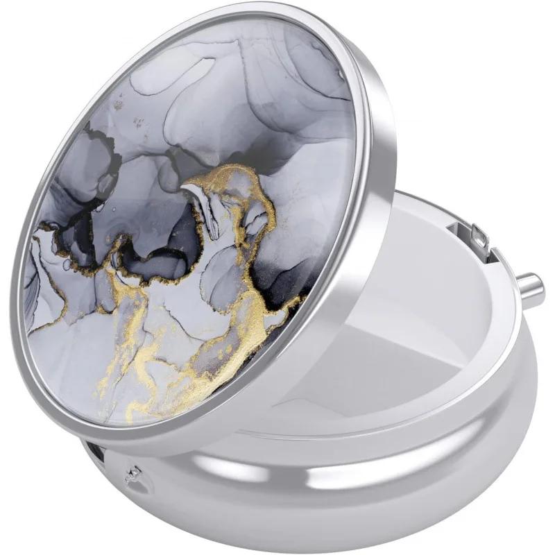 

Three Compartment Packaging Medicine Box Small Portable Medicine Box Travel Capsule Packaging Box Waterproof and Moisture-proof