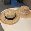 New Sun Hat Summer Fashion Hollow Sunscreen Sun Hat Woven Straw Hat Breathable Vacation Travel Versatile Fashion