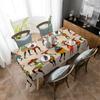 African Women Waterproof Tablecloth Ethnic Wedding Decor Table Runner Kitchen Dinning Chair Cover Durable