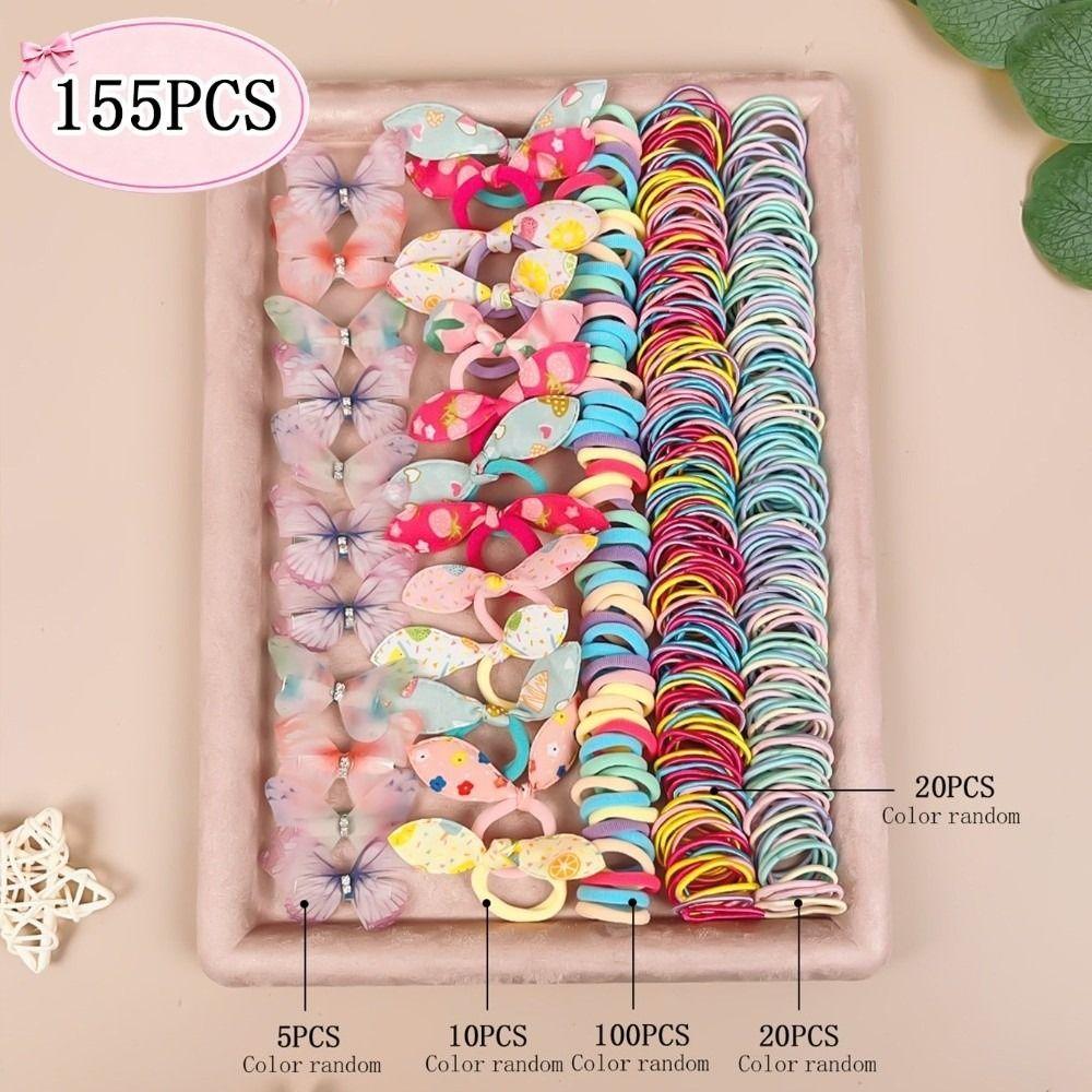 High Elastic Hair Accessories Set No Hurt Hair Hair Clips New Hair Ties Princess Gift Set