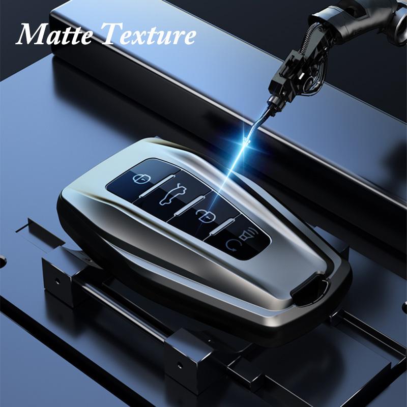 Soft TPU Car Key Case Fob Protector for Geely Coolray X6 X7 EX7 2024 Geometry C Emgrand UV GT GC9 Starray Accessories Keychain
