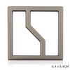Pour ZEEKER Étiquette Avant Métal 3D Trois-dimensionnel Cache Avant Autocollant Décoratif Modification 7X 001 009 007 X