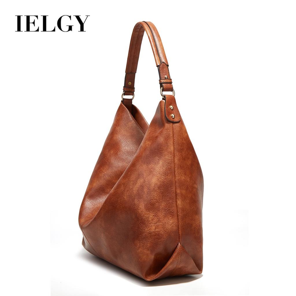 IELGY women's shoulder crossbody large capacity tote bag