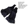 1 Pair Winter Calf Covers Lace Trim Knitted Anti-slip Solid Color Elastic Lolita