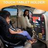 Car Backseat Storage Bag Organizer with Touch ScreenTablet Holder 9 Storage Pockets Kick Mats for Kids Car Travel Accessories
