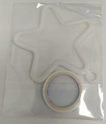 Star Foil Balloon Helium Weight Set 46cm