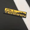 3D ALL TERRAIN Badge Sticker Side Fender Rear Trunk Emblem Decal High-Quality Car Exterior Styling Accessories